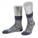 Norwegersocken mit Sternmuster