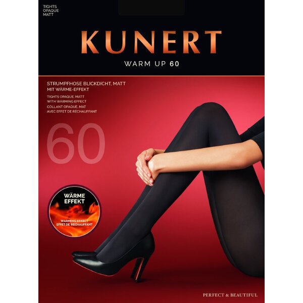 KUNERT Feinstrumpfhosen Warm Up 60, 2er-Pack