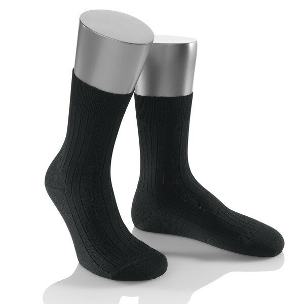 Merino-Socken, anthrazit, Größe 46/47